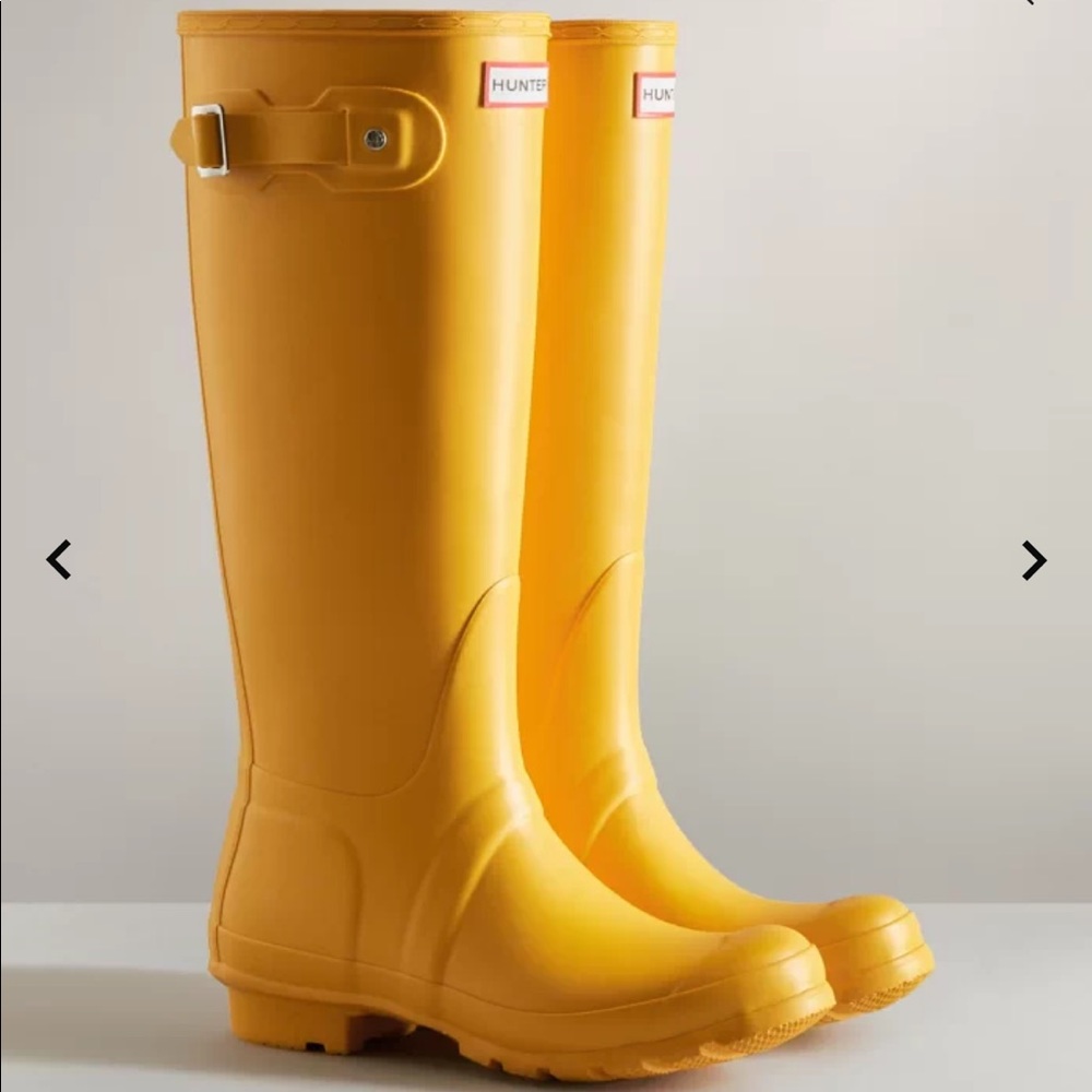 Yellow Hunter Tall Rainboots